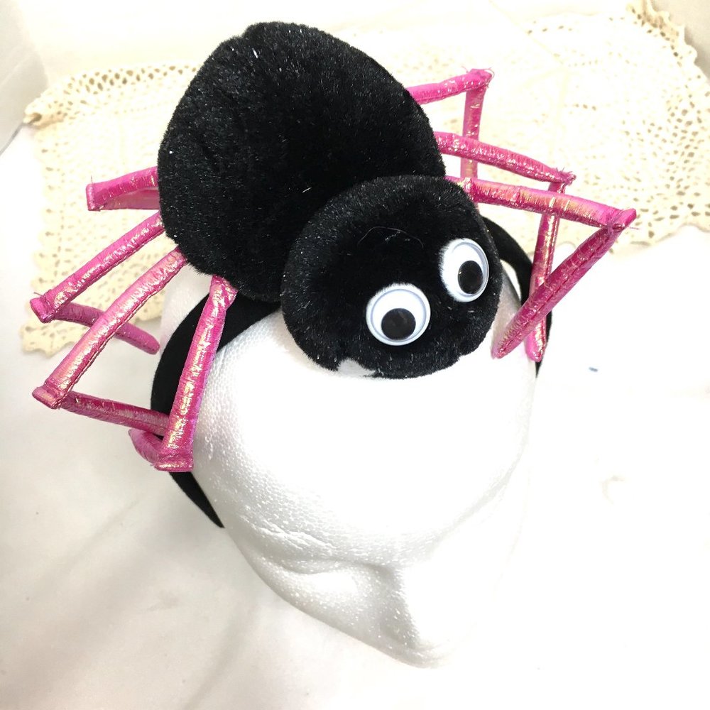 Spider Plushie on Headband by Russ Vintage NWT NOS